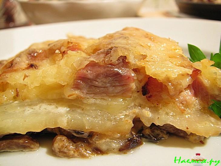 Грибная запеканка