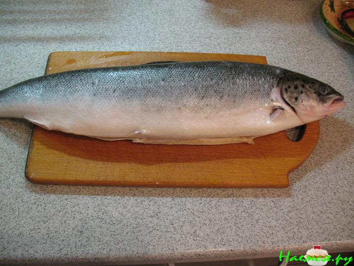 Пряная семга запеченная в фольге