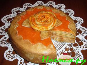 Сладкий блинный тыквенный пирог