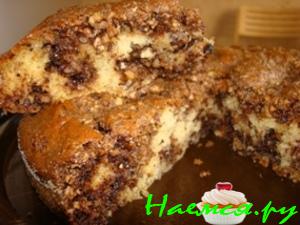 Сметанно-ореховый пирог