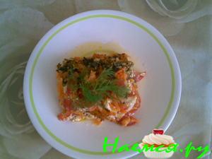 Морской язык в сметанной заливке