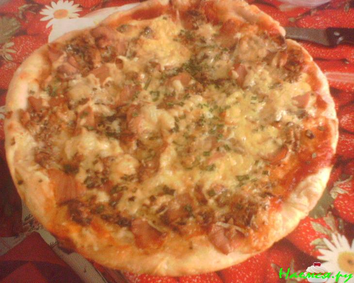 Пицца рыбная (вкусно и быстро)