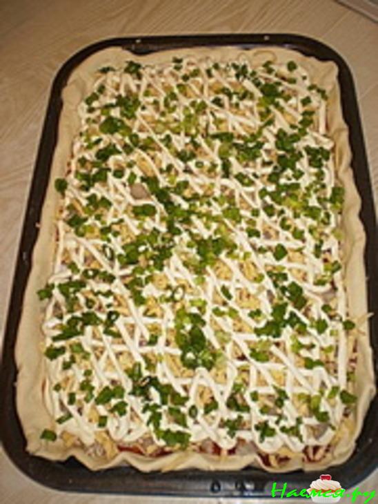 Пицца рыбная