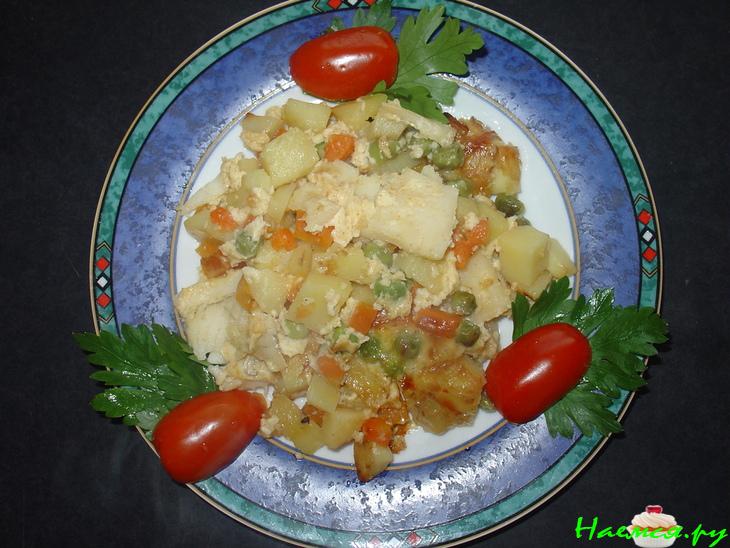 Камбала в овощной грядке Камбала в овощной грядке