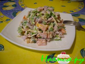 Салат "Надежда" с сыром Гауда