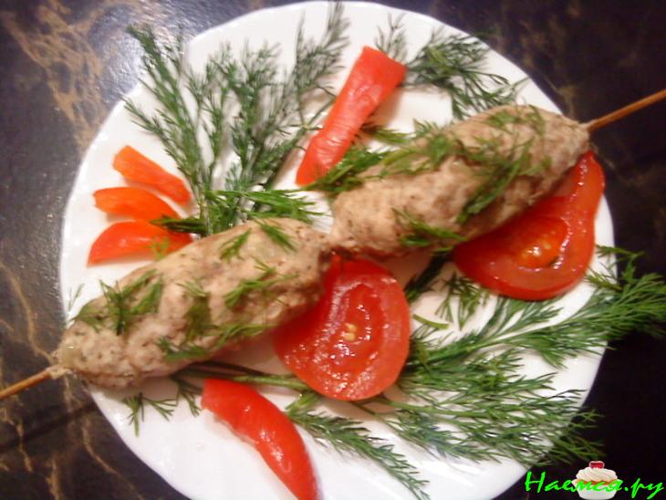 Люля-кебаб (свинина с курицей)