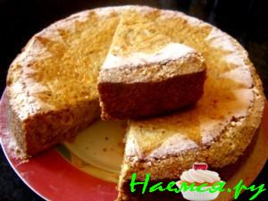 Творожно-ореховый пирог с финиками