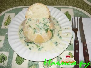 Завтрак в домике (Булочка с сюрпризом)