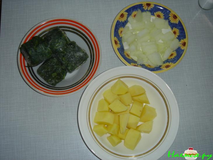 Суп-пюре со шпинатом