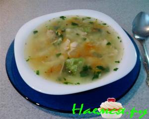 Овощной суп с хреном и горчицей