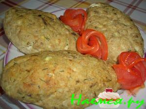 Рыбные зразы с копченым сыром