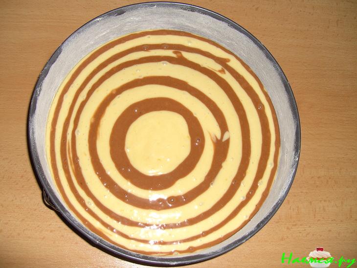 Ещё один вариант "Зебры". Сладкий пирог