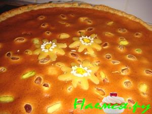 Пряный апельсиновый пирог с фисташками