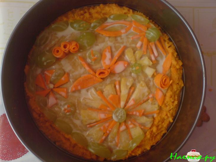 Пирог "Виноградно-тыквенный"