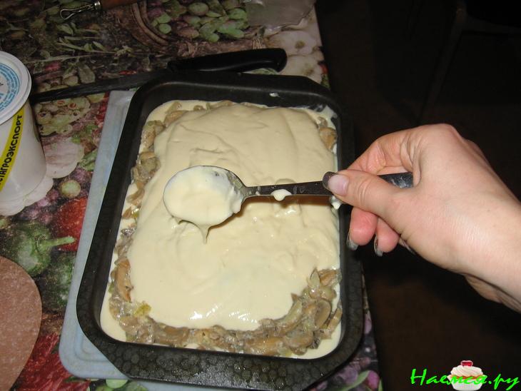 Пирог с курицей на скорую руку