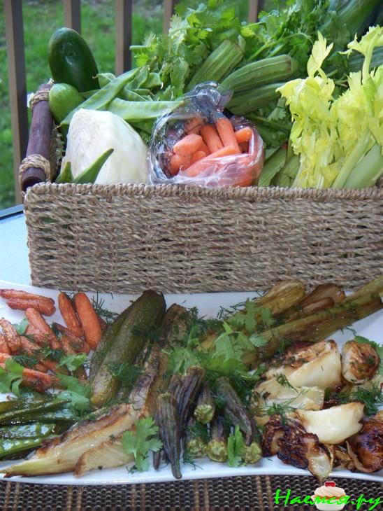 Овощи жареные с фенхелем