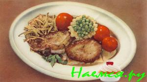 Эскалоп из свинины в соусе