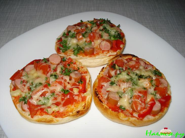 Пицца из булочек "Открой холодильник"