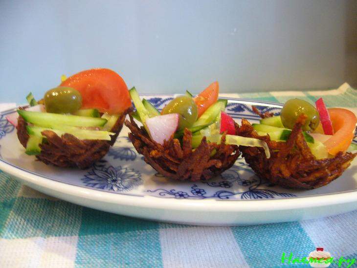 Картофельные гнезда Картофельные гнезда