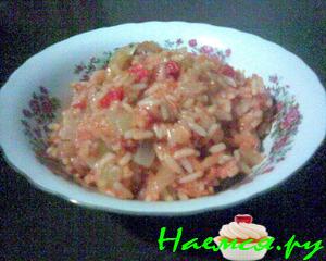 Рис с кабачками и цуккини