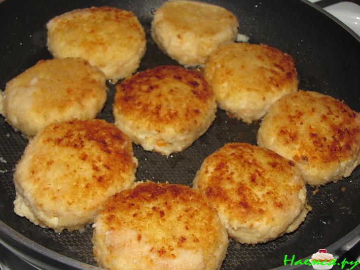 Рыбные котлетки из филе трески