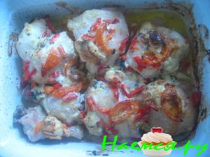 Курица с синим сыром