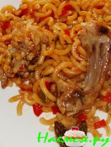 Кролик с пастой