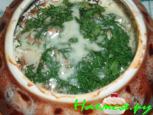 Судак приготовленный в горшочке