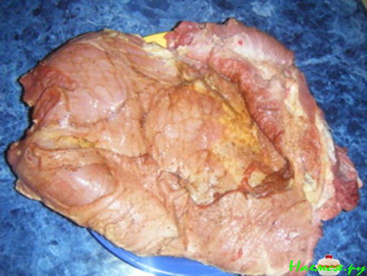 Свиная Шейка фаршированная под Пикантным Маринадом