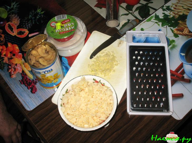 Лазанья овощная с грибами