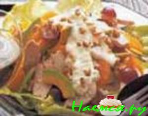 Салат из мяса дичи