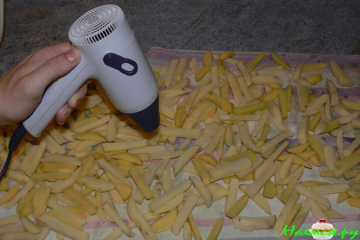 Рыба в фольге, с картошкой фри