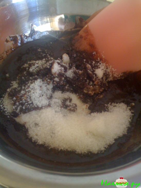 Торт "Сливочное суфле на шоколадной основе "Брауни"