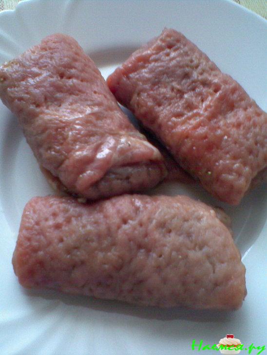 Конвертики с грибами и сыром