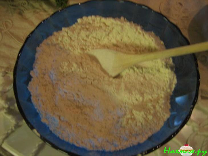 Пирог с копчёным лососем