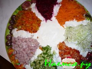 Салатик "Ромашка"