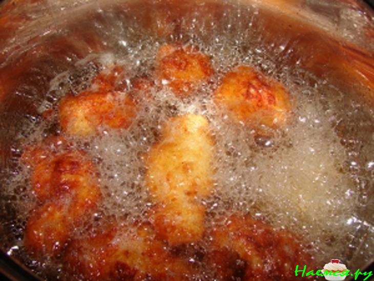 Пышки из трески