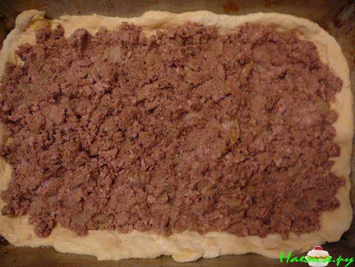 Холодное тесто для мясного горячего пирога