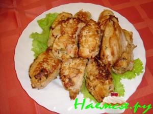 Куриные грудки, фаршированные креветками Куриные грудки, фаршированные креветками