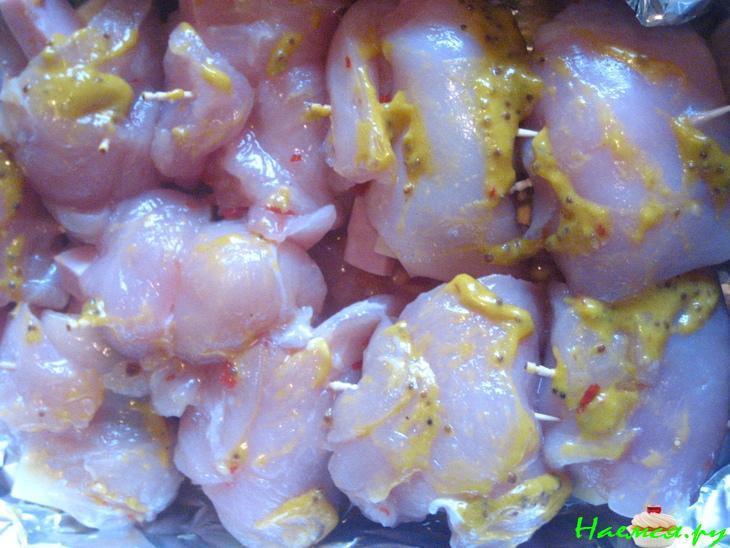 Куриные рулетикт с горчицей Куриные рулетикт с горчицей
