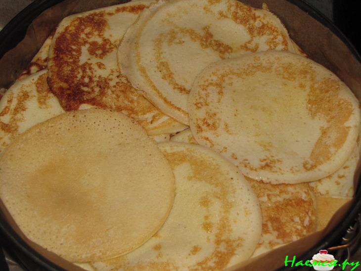 Десертный блинный пирог