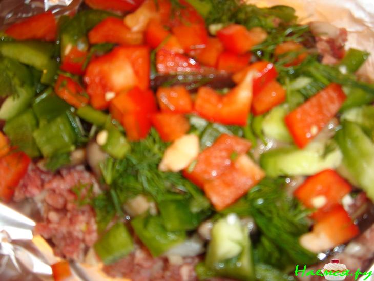 Рулетик из фарша-вариант