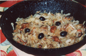 Грибная солянка с оливками