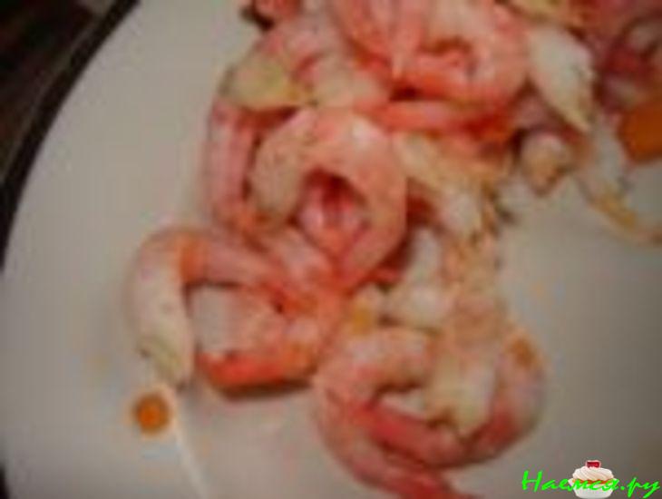 Супчик с мидиями и креветками