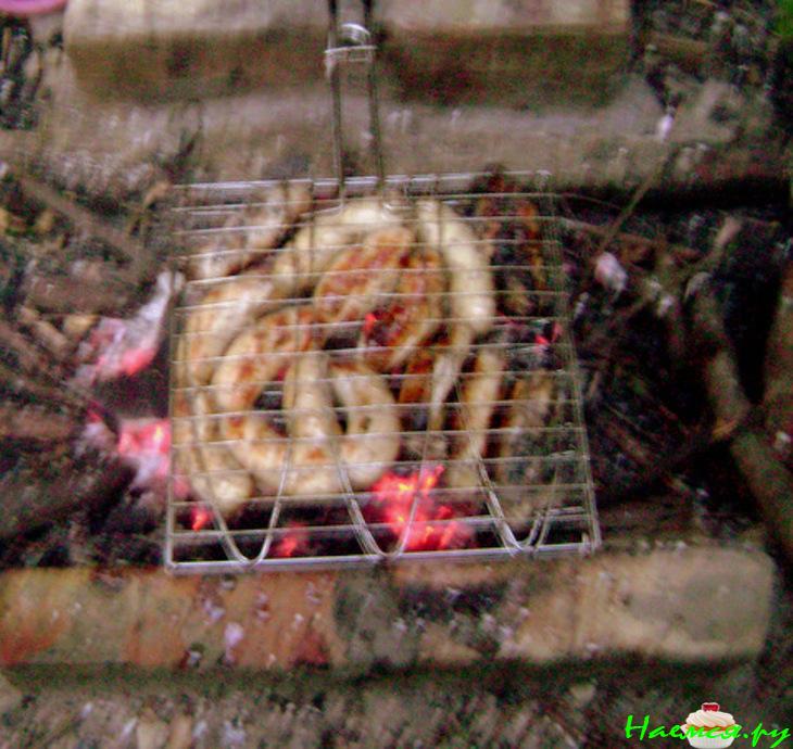 Куриные колбаски домашние