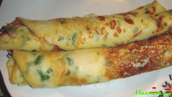 Бульон с блинчиками