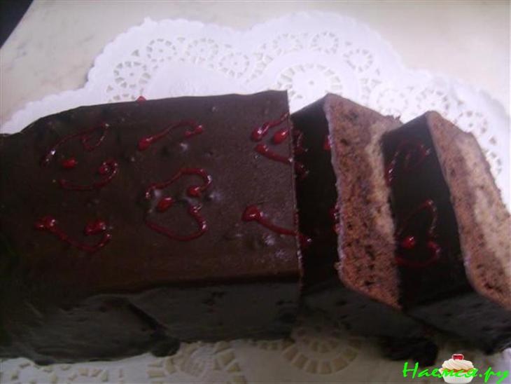 Орехово-шоколадный кекс