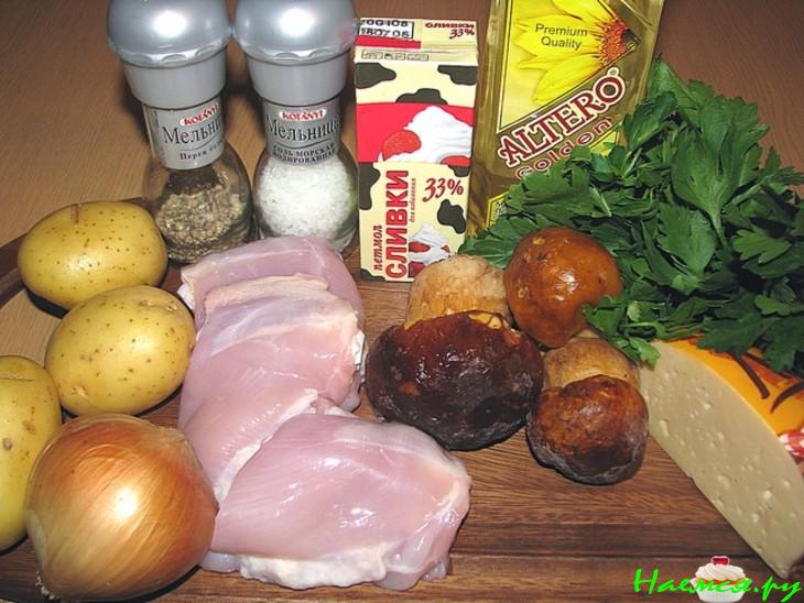 Грибная запеканка