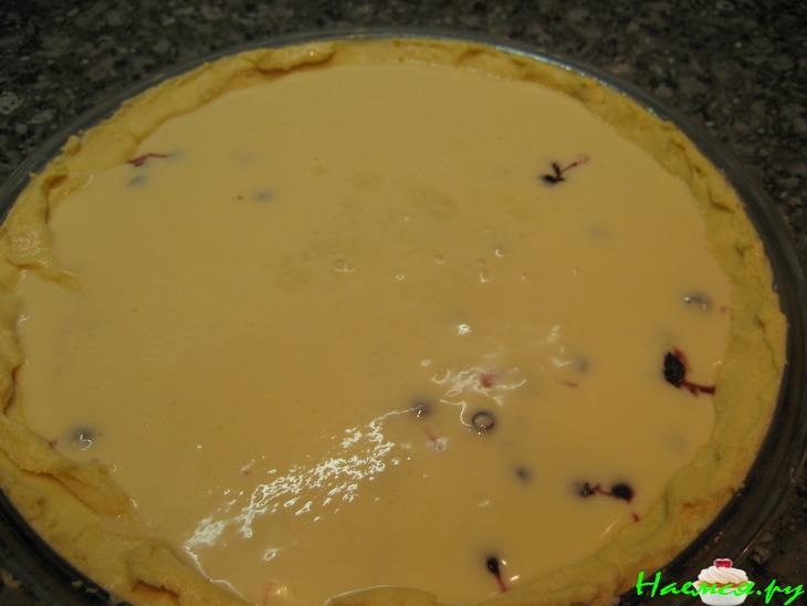 Пирог с черникой