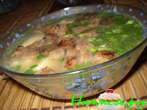 Любимый куриный супчик с яичком